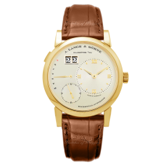 320.021G | A. Lange & Sohne Lange 1 Daymatic German dial yellow gold watch. Buy Online