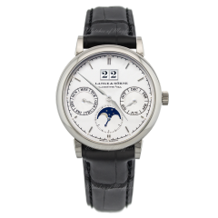 330.025GE | A. Lange & Sohne Saxonia Annual Calendar platinum watch. Buy Online