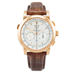 404.032 | A. Lange & Sohne Double Split pink gold watch. Buy Online