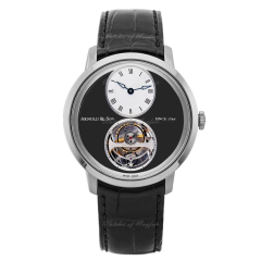 1UTAG.L01A.C121G | Arnold & Son UTTE Palladium case, black alligator leather strap watch. Limited edition: 50 pieces. Buy Oline