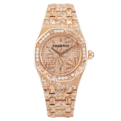 67617OR.ZZ.1235OR.01 | Audemars Piguet Royal Oak Floral 33 mm watch | Buy Now
