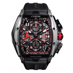 B00107.4172001 | Cvstos Challenge III Chronograph-S Titanium Black Red 53.7 x 41 mm watch | Buy Now