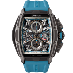B00107.4176001 | Cvstos Chrono Grey Brancard Black Titanium Blue 53.7 x 41 mm watch | Buy Now