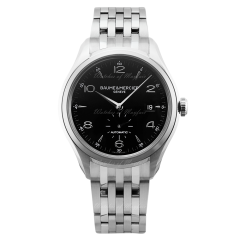 10100 | Baume & Mercier Clifton Stainless Steel 41mm watch | Buy Online