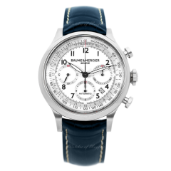 10063 | Baume & Mercier Capeland Stainless Steel 44mm watch. Buy Online