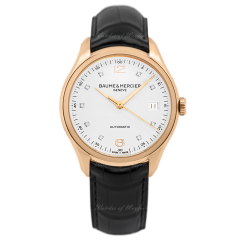 10104 | Baume & Mercier Clifton 18K Red Gold 39mm watch | Buy Online