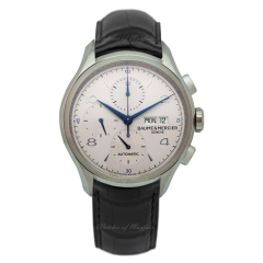 10123 | Baume & Mercier Clifton Stainless Steel 43mm watch | Buy Online