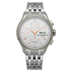 10130 | Baume & Mercier Clifton Stainless Steel 43mm watch. Buy Online