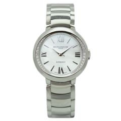 10184 | Baume & Mercier Promesse Diamond-set Steel 30mm watch. Buy Online
