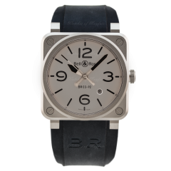 BR0392-GBL-ST/SRB | Bell & Ross Br 03-92 Horoblack 42 mm watch. Buy Online