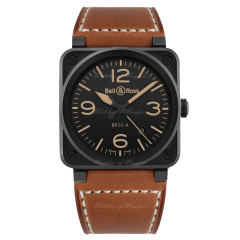 BR03A-HER-CE/SCA | Bell & Ross BR 03 Heritage Ceramic Automatic 41 mm watch | Buy Online