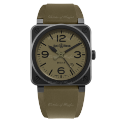 BR03A-MIL-CE/SRB | Bell & Ross BR 03 Military Ceramic Automatic 41 mm watch | Buy Online