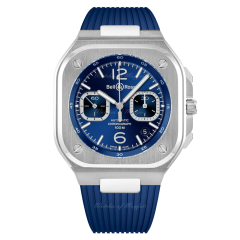 BR05C-BLU-ST/SRB | Bell & Ross BR 05 Chrono Blue Steel  Automatic 42 mm watch | Buy Now