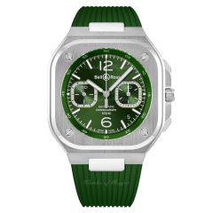 Bell & Ross BR 05 Chrono Green Steel Automatic 42 mm BR05C-GN-ST/SRB