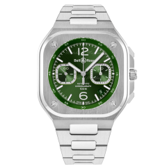 Bell & Ross BR 05 Chrono Green Steel Automatic 42 mm BR05C-GN-ST/SST