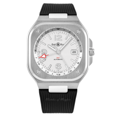 BR05G-SI-ST/SRB | Bell & Ross BR 05 GMT White Automatic 41 mm watch | Buy Now