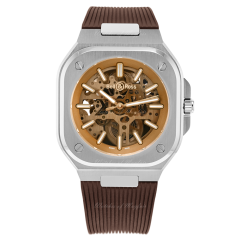 BR05A-CH-SKST/SRB | Bell & Ross BR 05 Skeleton Golden Automatic 40 mm watch | Buy Now
