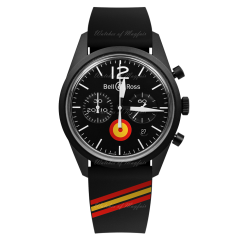 BRV126-BL-CA-CO/ES | Bell & Ross BR 126 Espagne Vintage Automatic Chronograph L.E. watch | Buy Now 