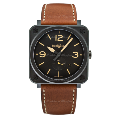 BRS-HERI-CEM | Bell & Ross BR S Heritage 39 mm watch. Buy Online