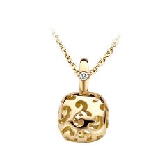 20H38Y/45 | Buy Online BIGLI Mini Sweety Yellow Gold Diamond Pendant