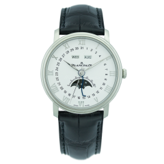 6654-1127-55B | Blancpain Villeret Quantieme Complet 40 mm watch. Buy Now