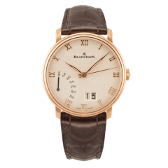 6668-3642-55B | Blancpain Villeret Large Date Jour Retrograde watch. Buy Online