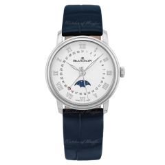 6126-1127-55B | Blancpain Villeret Quantieme Phases de Lune 33 mm watch. Buy Online