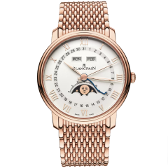 6654-3642-MMB | Blancpain Villeret Quantieme Complet Automatic 40 mm watch. Buy Online