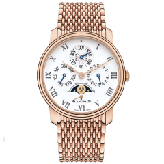 6659-3631-MMB | Blancpain Villeret Quantieme Perpetuel 8 Jours Automatic 42 mm watch. Buy Online