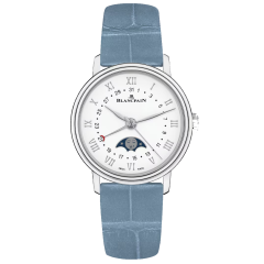 6106-1127-95A | Blancpain Villeret Quantieme Phases de Lune Automatic 29.2 mm watch. Buy Online