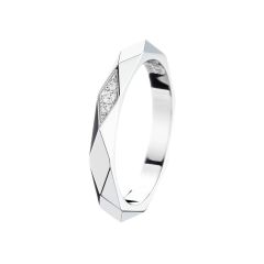 JAL00090 | Buy Online Boucheron Facette Platinum Diamond Ring