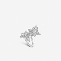 JRG02171| Boucheron Lierre de Paris White Gold Diamond Ring 