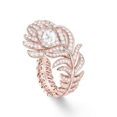 Boucheron Nature Triomphant e Pink Gold Ring JRG02847