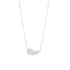 JPN00590 | Buy Boucheron Plume de Paon White Gold Diamond Pendant