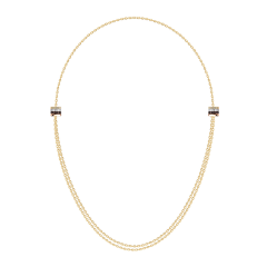 Boucheron Quatre Classique 2 Motifs Gold Diamond Necklace JCL01271