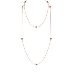 Boucheron Quatre Classiqure Mixed Gold Diamond Necklace JCL00806