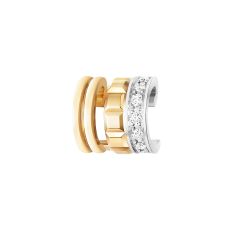 Boucheron Quatre Radiant Edition Yellow and White Gold Diamond Single Earring JCO01373