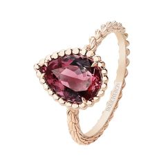 JRG02783 |Boucheron Serpent Bohème Couleur Pink Gold Garnet Ring