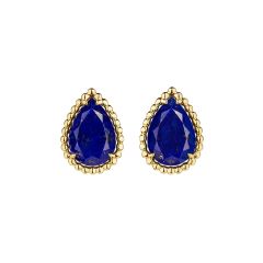 Boucheron Serpent Bohème Couleur Yellow Gold Lapis Lazuli Earrings JCO01269