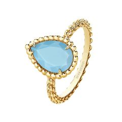 Boucheron Serpent Boheme Couleur Yellow Gold Turquoise Ring JRG02856