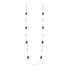 Boucheron Serpent Boheme Yellow Gold Malachite Necklace JCL00992