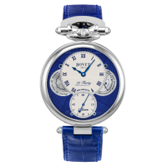 NTS0104 | Bovet 19Thirty Ivory with Blue Guilloche 42 mm watch | Buy Online