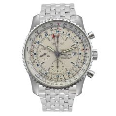 A2432212.G571.443A Breitling Navitimer World 46 mm watch. Buy Now