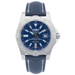 A3239011.C872.105X.A20BA.1 Breitling Avenger II GMT 43 mm watch.