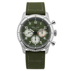 AB01192A1L1X1 | Breitling Navitimer Aviator 8 B01 Chronograph 43 Steel Curtiss Warhawk watch | Buy Online