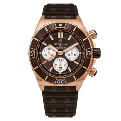 RB0136E31Q1S1 | Breitling Super Chronomat B01 44 18K Red Gold Brown watch | Buy Online