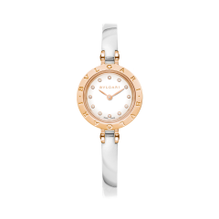 102320 | BVLGARI B.Zero 1 Steel & Pink Gold Quartz 23 mm watch | Buy Online