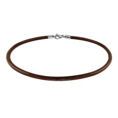 CL176518 | Buy BVLGARI BVLGARI Brown Leather Steel Cord