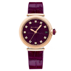 102565 | BVLGARI LVCEA Steel & Pink Gold Automatic 36 mm watch | Buy Online