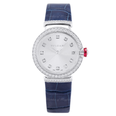 102389 | BVLGARI LVCEA White Gold Automatic 33 mm watch | Buy Online